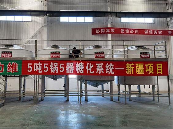 新兴精酿啤酒设备厂—5吨精酿啤酒设备—新疆项目